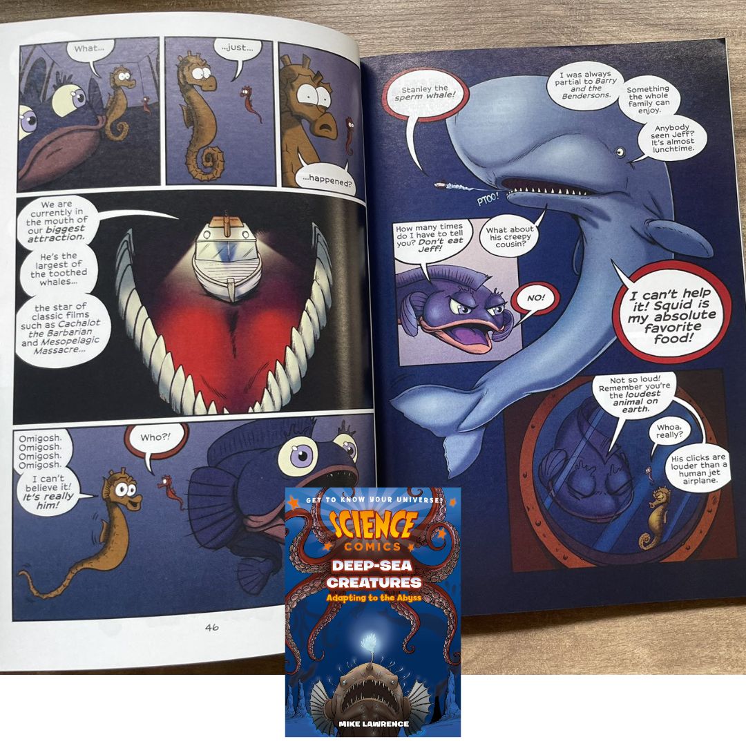 Science Comics (SINGLES, brand new softcover, w/ SLIGHT FOLDS) Computers / Deep Sea Creatures / Human Spaceflight