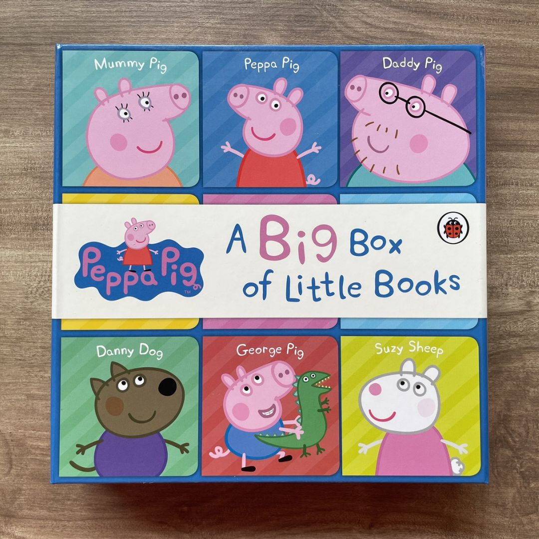 Peppa Pig: A Big Box of Little Books box set (9 MINI board books) BOX with SLIGHT DENTS