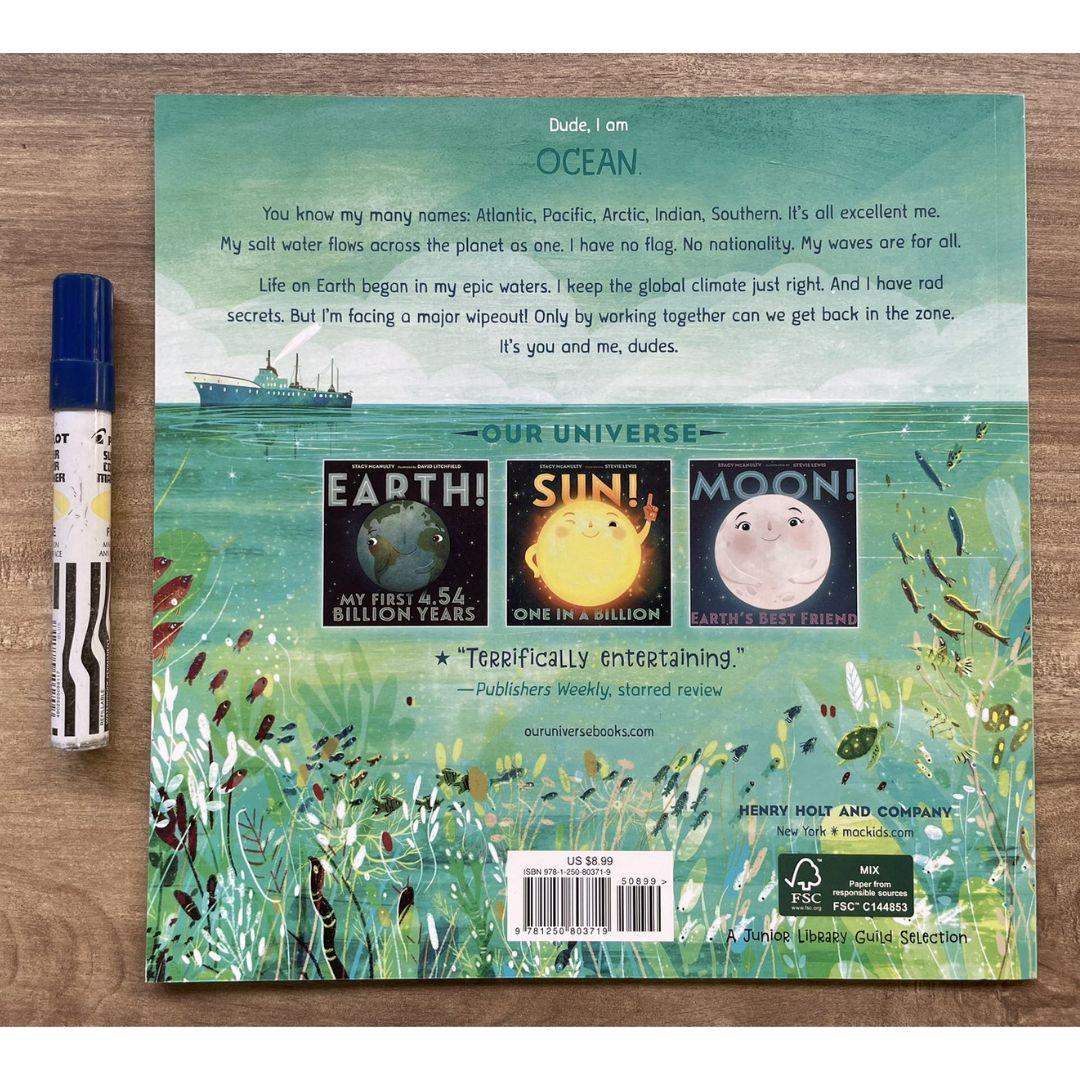 Sun / Earth / Moon / Ocean / Mars / Our Planet (OUR UNIVERSE by Stacy Mcanulty) SINGLES, brand new softcover