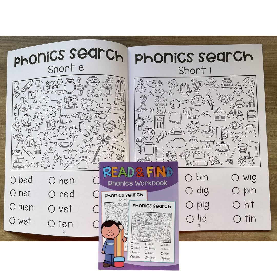 Read and Find Phonics Workbook (Phonics Search) brand new softcover
