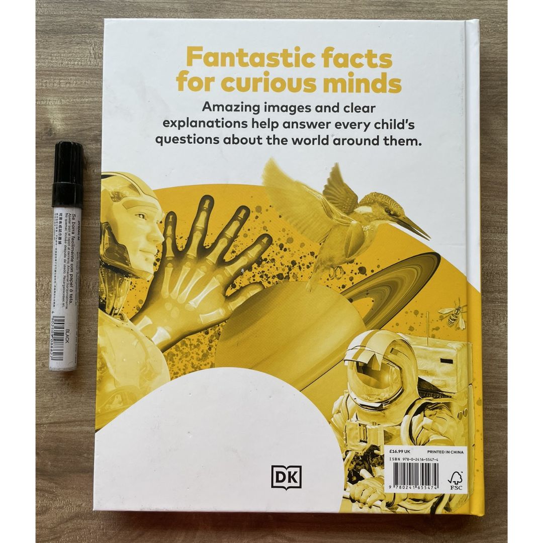 DK WHY? Encyclopedia: Brilliant Answers to Baffling Questions (brand new Hardcover, with SLIGHT DENTS on book cover)