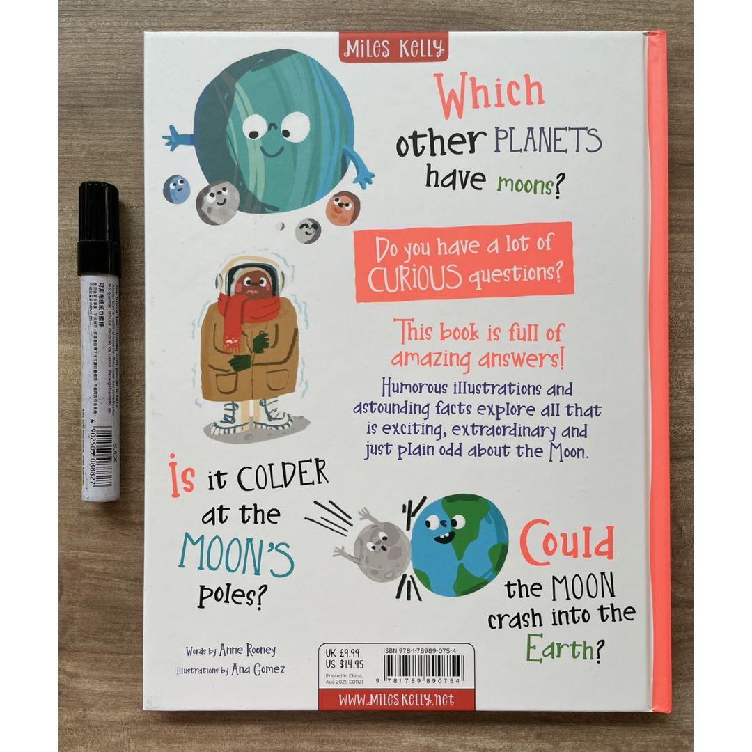 Curious Questions & Answers about THE MOON (Miles Kelly) hardcover