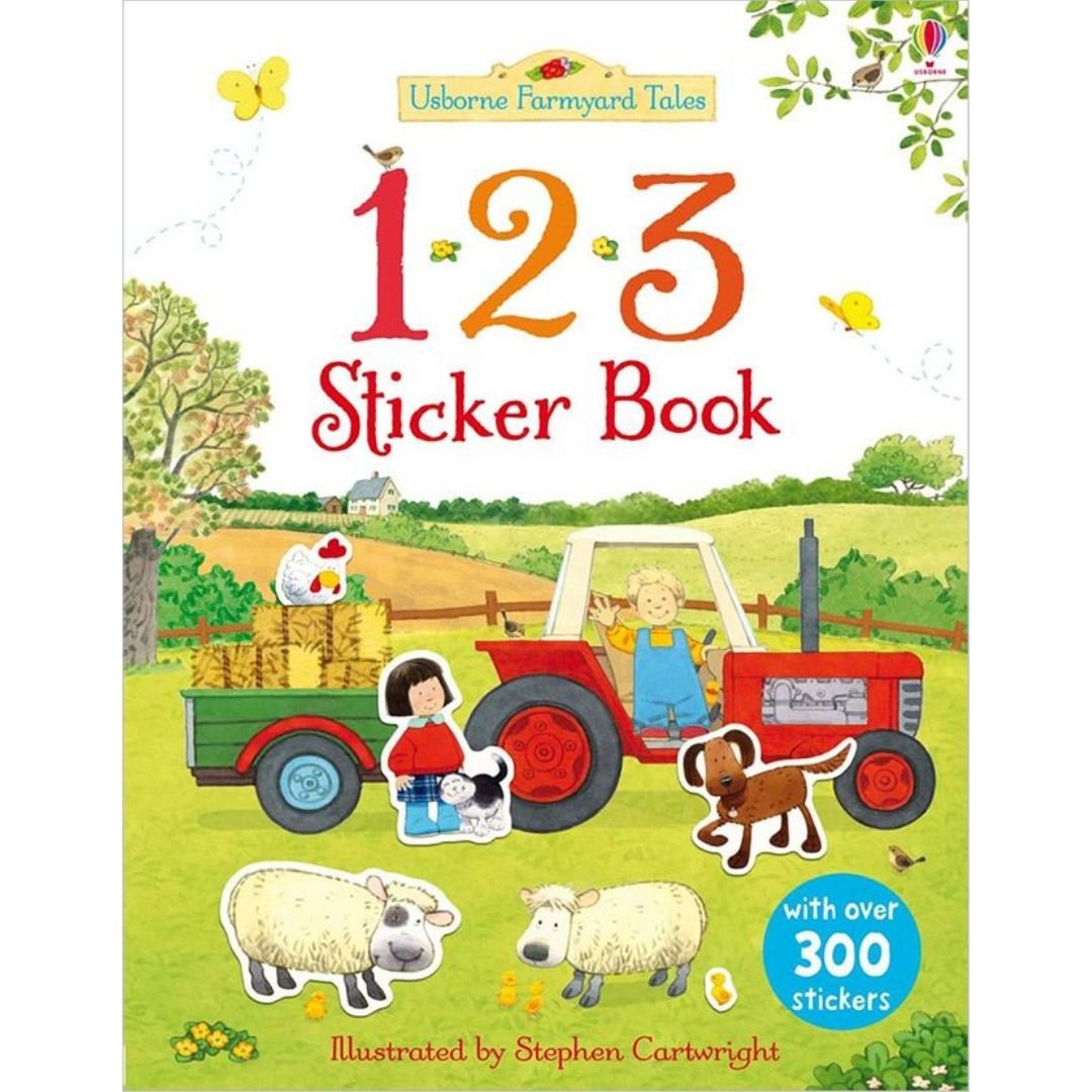 Usborne Sticker Books (SINGLES, brand new softcover, assorted stickers titles, please choose) - with SLIGHT FOLDS on some book covers