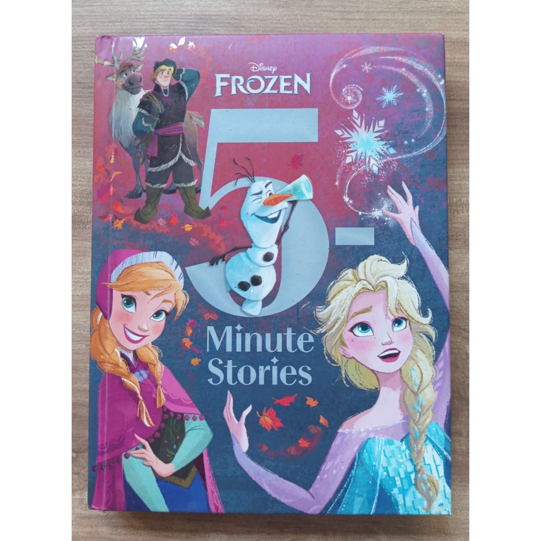 Disney Frozen 5-Minute Stories (USED book, padded hardcover, with slight dents on book cover)