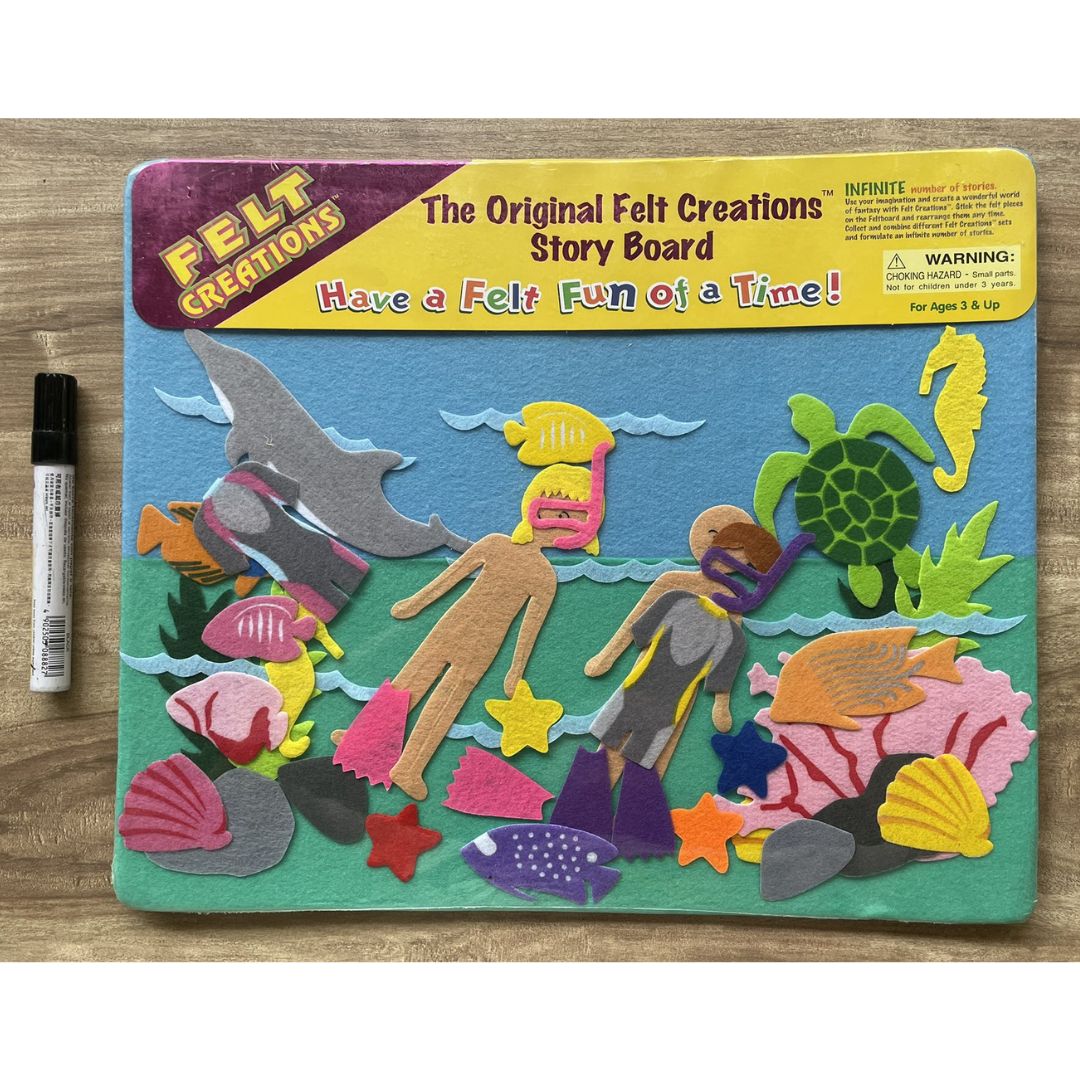 Felt Creations Story Board (SINGLES) (Aquatic Diving / Cars / American Travel / Dancing Ballerina)