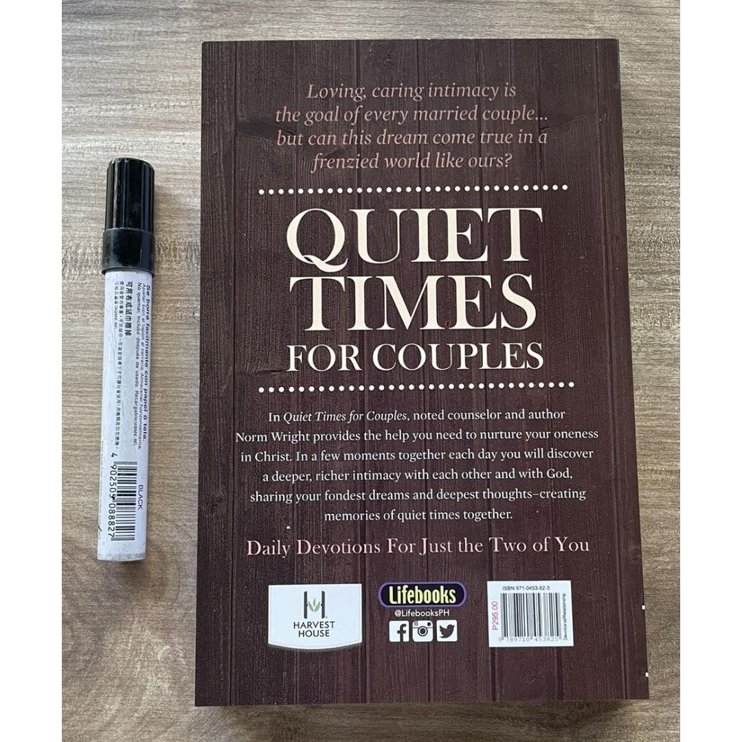 Quiet Times for Couples devotional (by H. Norman Wright) brand new softcover