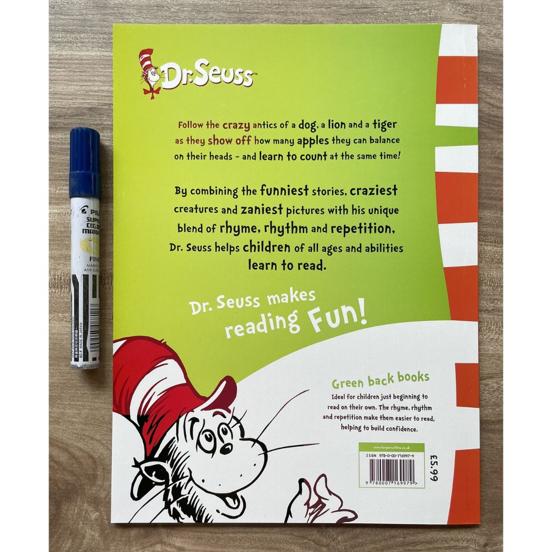 Dr Seuss paperbacks (PLS CHOOSE A TITLE) Oh the Places You'll Go / Fox in Socks / Green Eggs and Ham / Oh the Thinks You Can Think / One Fish Two Fish / Scrambled Eggs Super / Sleep Book / Ten Apples Up On Top / The Alphabet Book / Wacky Wednesday