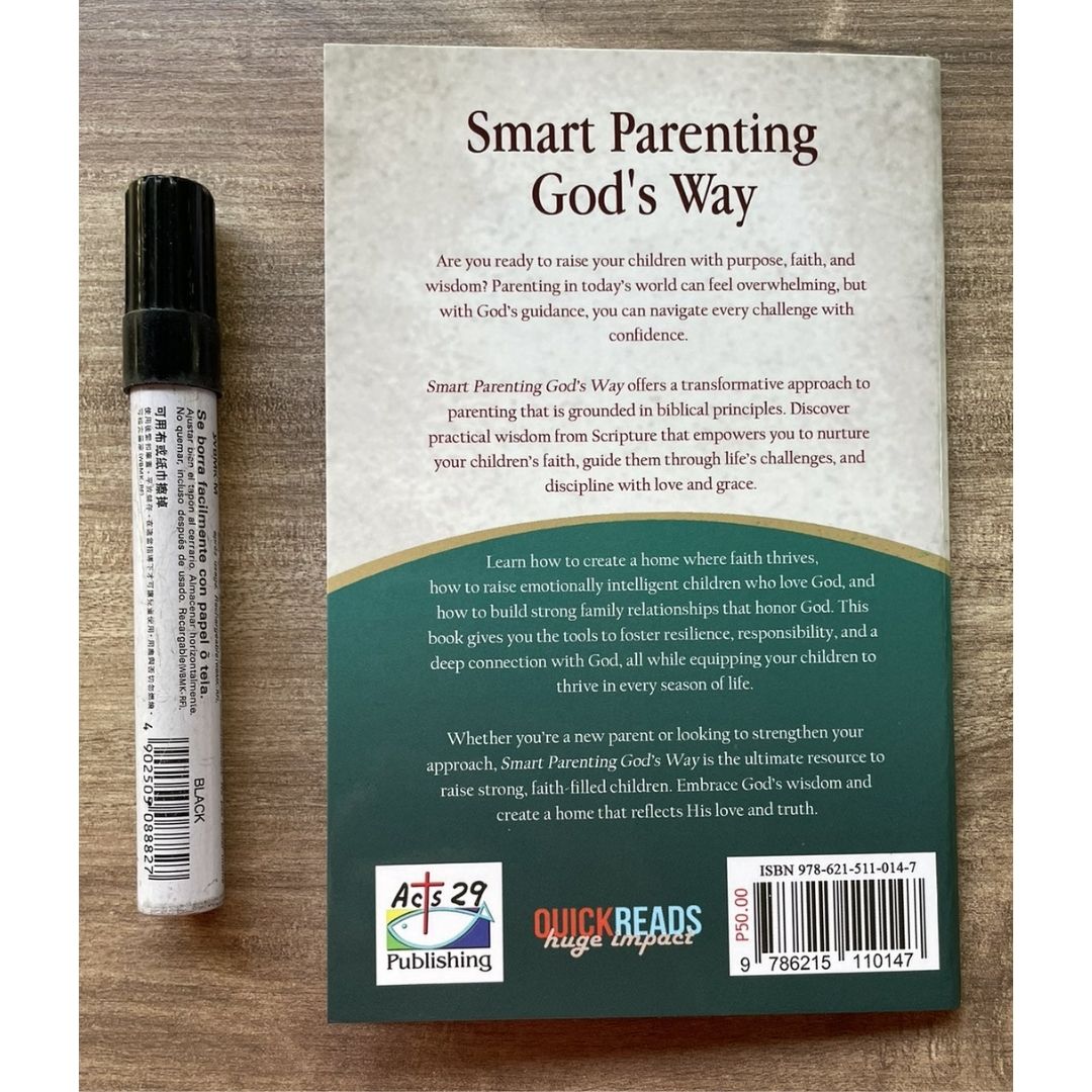 Smart Parenting God's Way: Embracing God's Wisdom for Nurturing, Disciplines, and Faith (by Disney Panganiban) brand new softcover