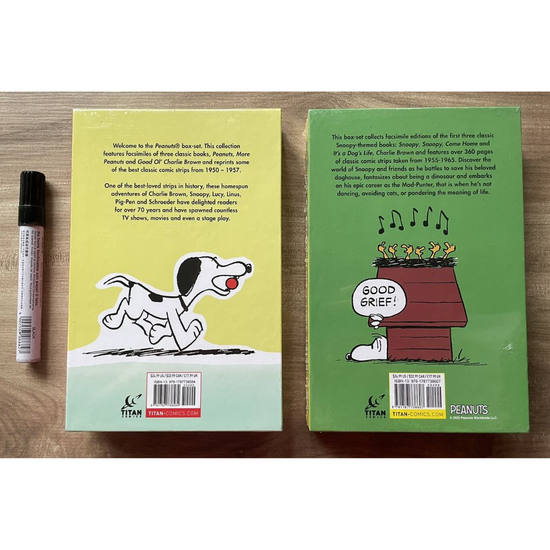 The CLASSIC PEANUTS / SNOOPY / PEANUTS GRAPHIC NOVEL Collection (3 Book) Slipcase Box Set By Charles M. Schulz (brand new softcovers)