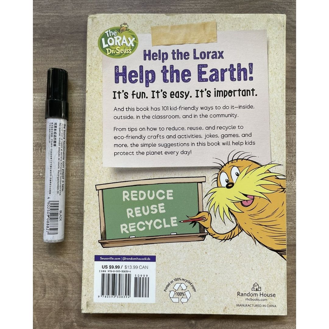 101 Ways to Help the Earth with Dr. Seuss's Lorax (Dr. Seuss's The Lorax Books) (brand new softcover, with SLIGHT FOLDS on book cover)