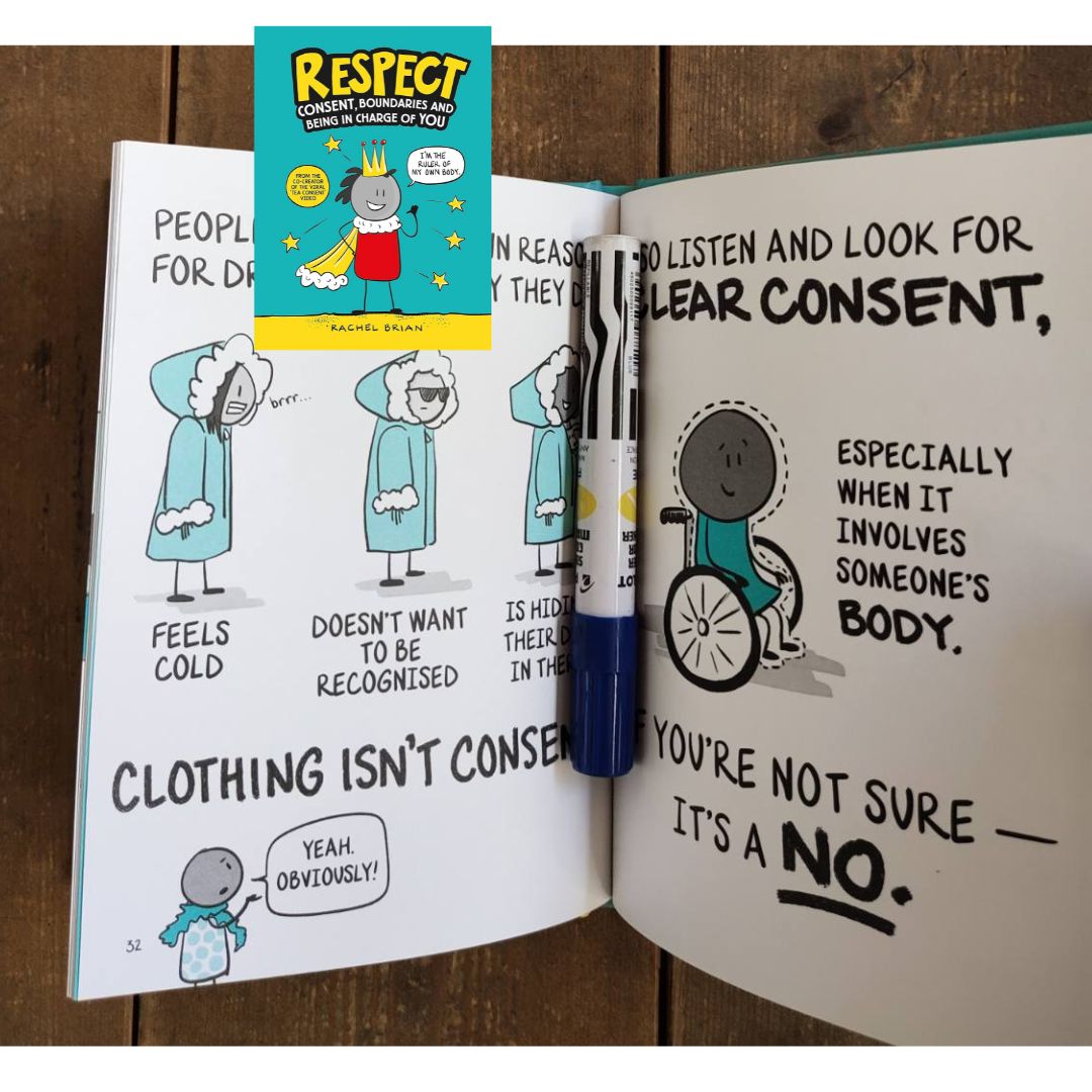 Respect (for Kids!): Consent, Boundaries, and Being in Charge of YOU (Hardcover) with SLIGHT DENTS