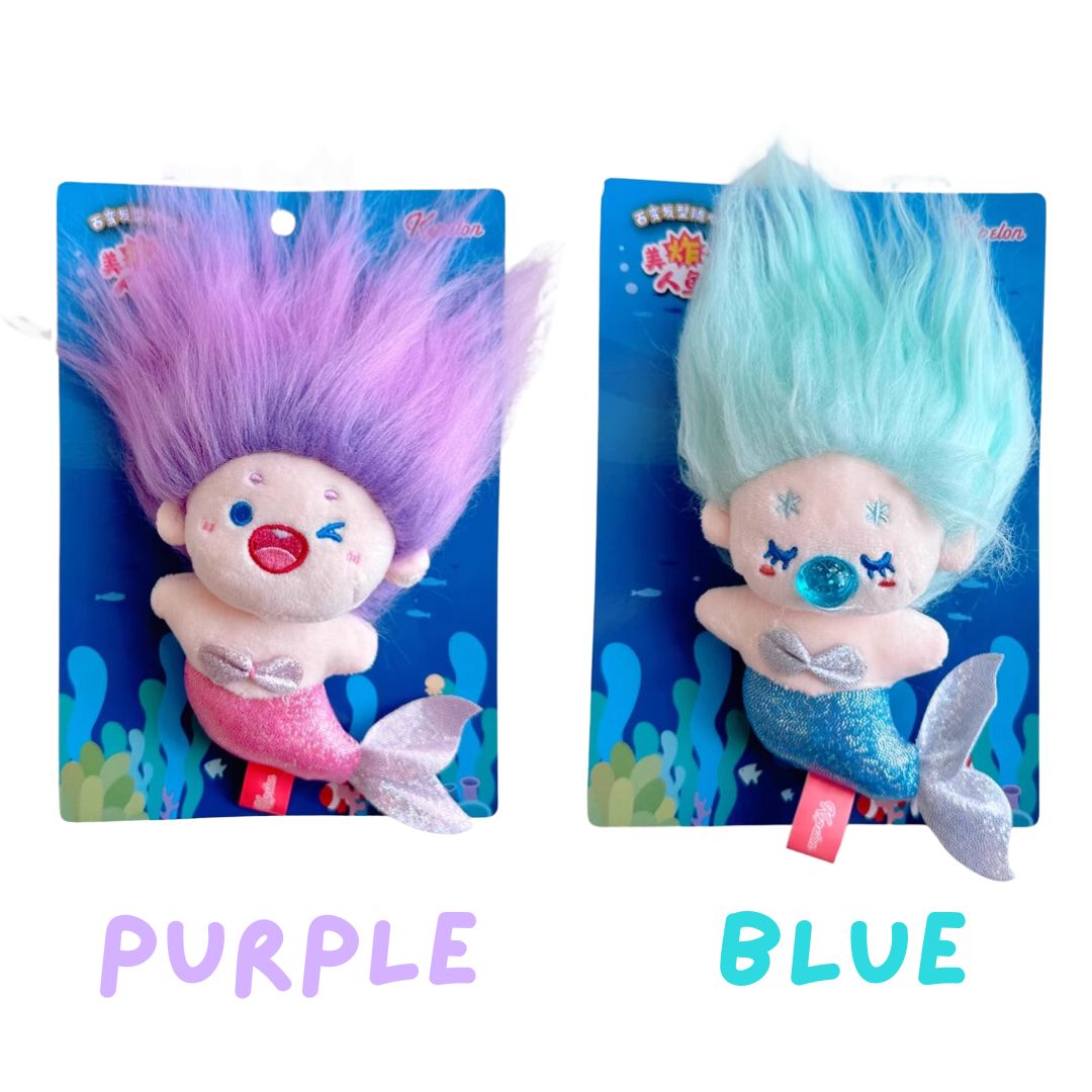 Mermaid Keychain (with hair clips) (SINGLES)