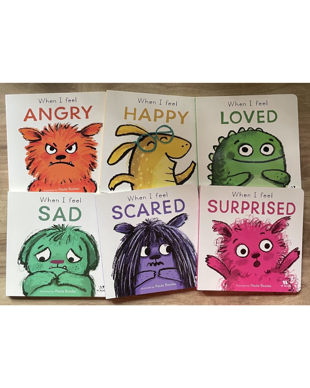 WHEN I FEEL Angry Happy Loved Sad Scared Surprised // WHEN I AM Brave Calm Creative Curious Kind Playful (First Behaviors) (6 Board Books) brand new, no box