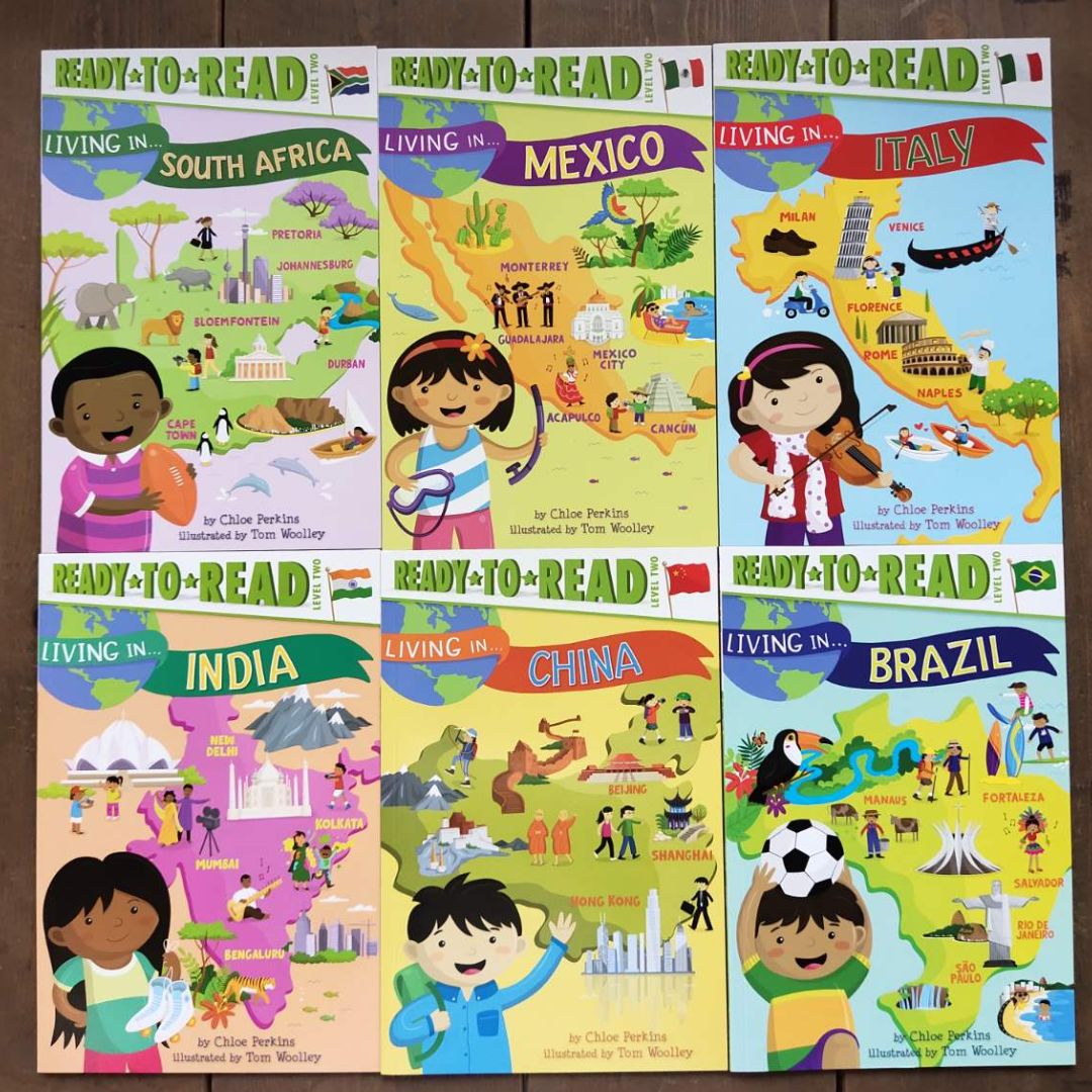 Ready to Read AROUND THE WORLD Level 2 (6 books) box set