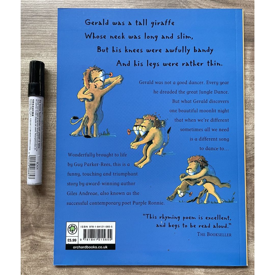 Giraffes Can’t Dance (by Giles Andreae) (softcover)