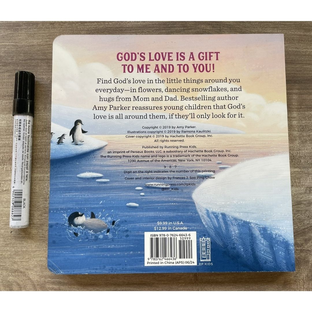 God Is Love by Amy Parker (brand new Board book) with SLIGHT DENTS on book cover