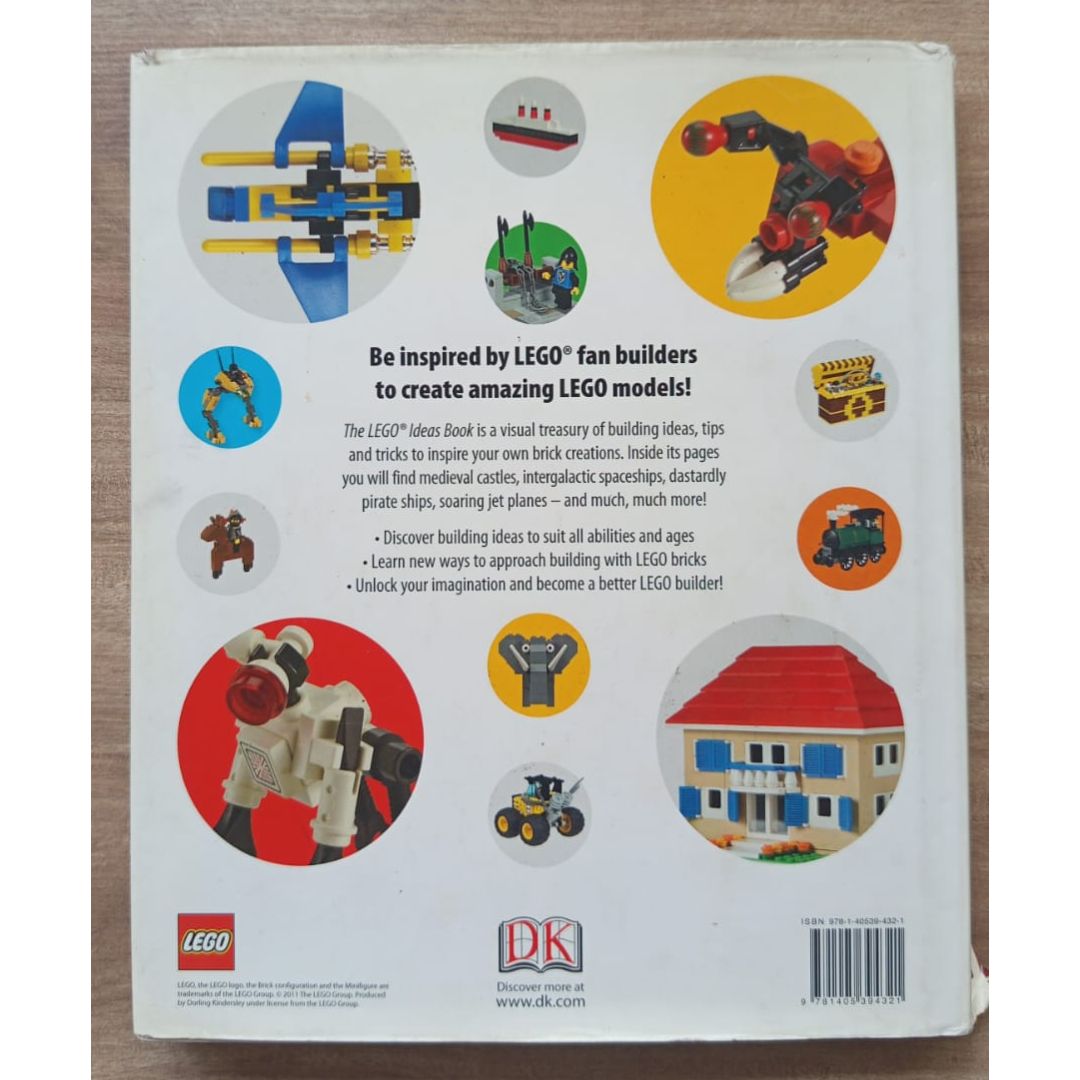 The LEGO Ideas Book (USED book, hardcover, with slight tears and dents on book cover)