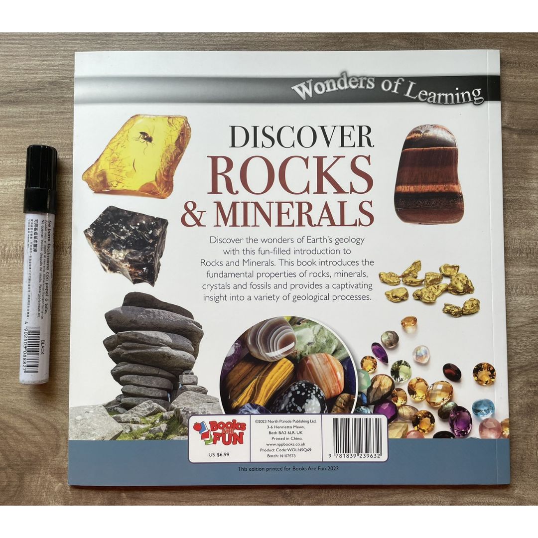 Wonders of Learning: Discover ROCKS AND MINERALS (brand new SOFTCOVER)