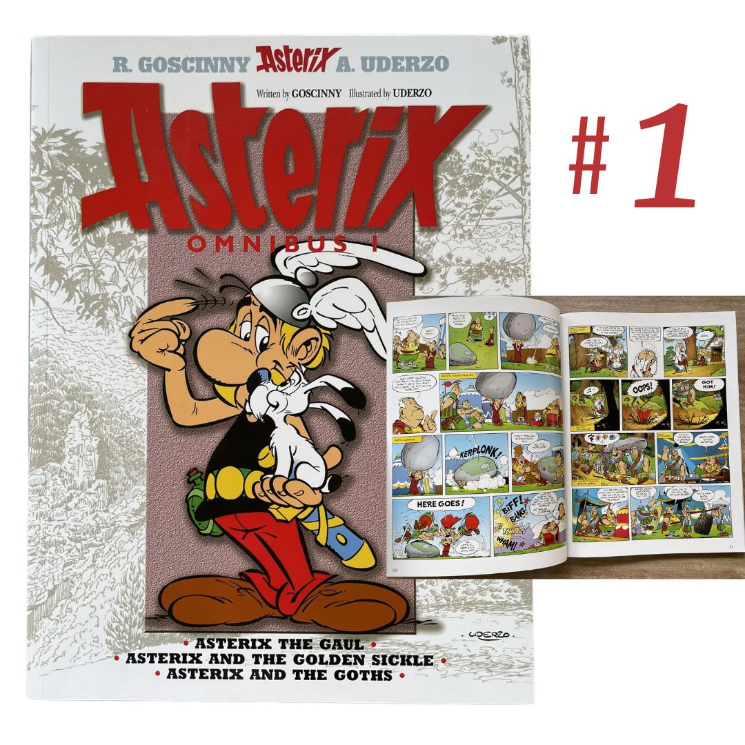 Asterix Omnibus (SINGLES) (3 stories, graphic comics, softcover)