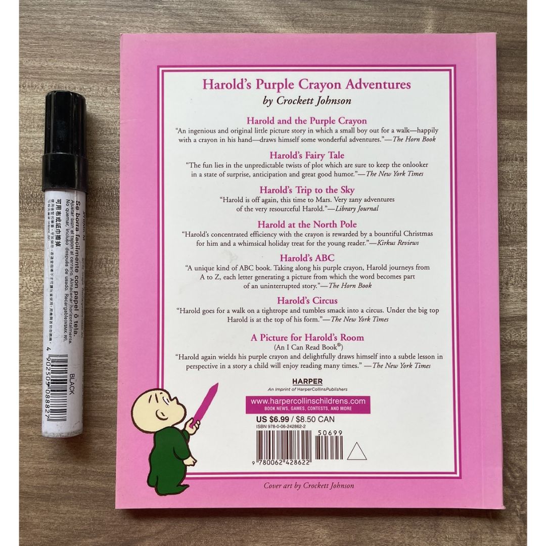 Harold at the North Pole: A Christmas Holiday Book for Kids (brand new softcover, w/ SLIGHT DENTS and FOLDS on book cover)