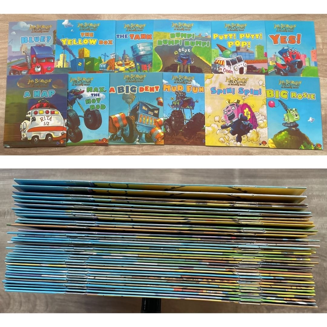 Jon Scieszka's Trucktown on Reading Street (36 books) brand new softcover, no box