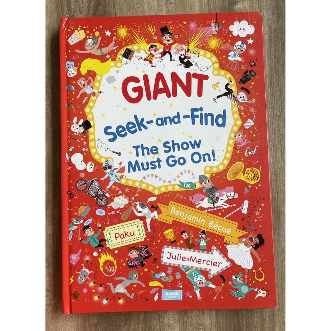 Giant Seek-and-Find (Crazy City / Th) Show Must Go On) (With SLIGHT DENTS on the book cover)