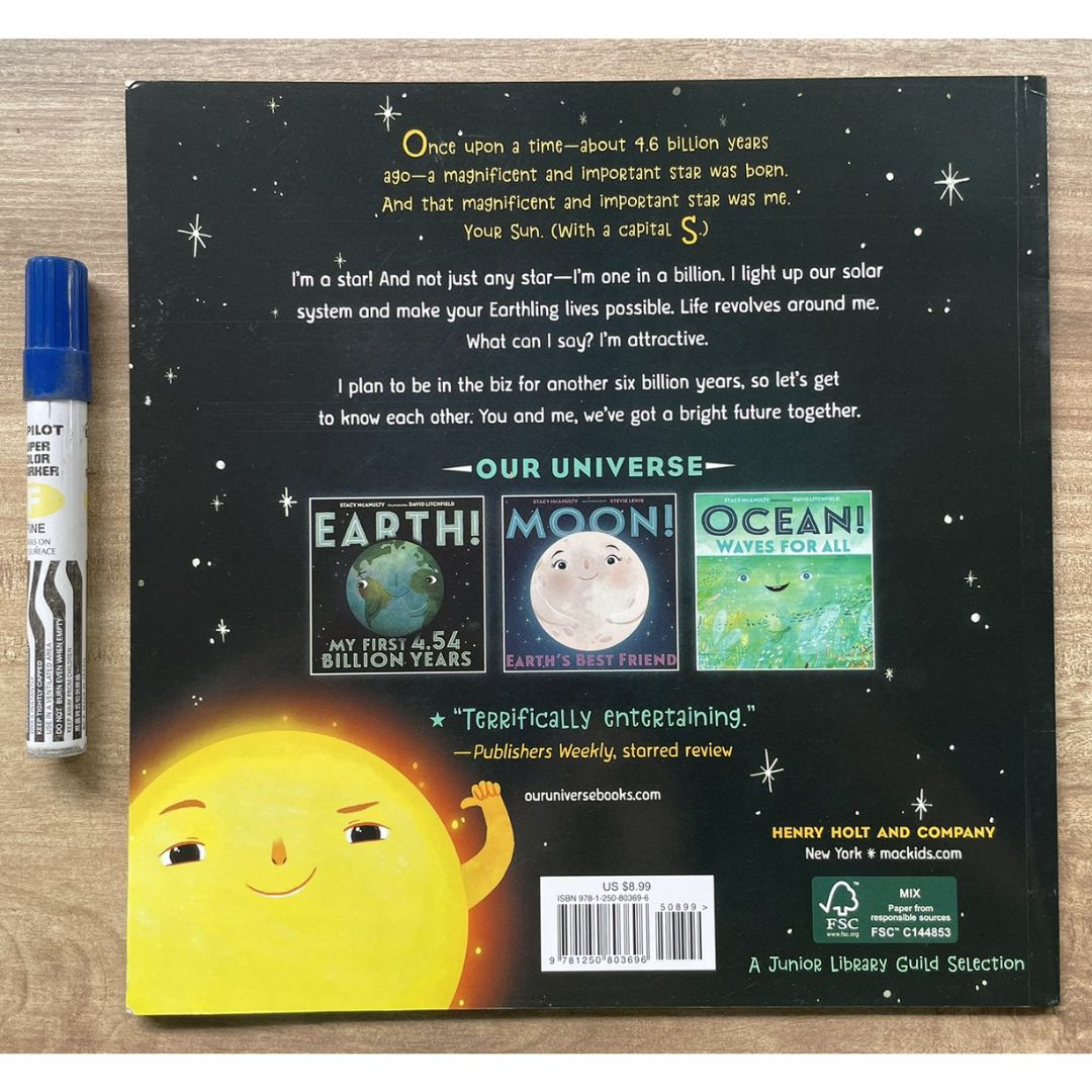 Sun / Earth / Moon / Ocean / Mars / Our Planet (OUR UNIVERSE by Stacy Mcanulty) SINGLES, brand new softcover