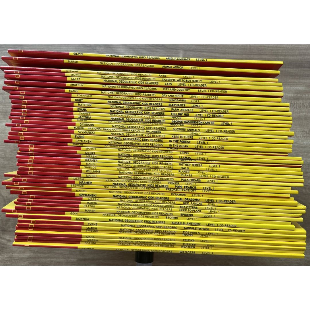 Level 1: NATGEO National Geographic Books for Kids (46 books)