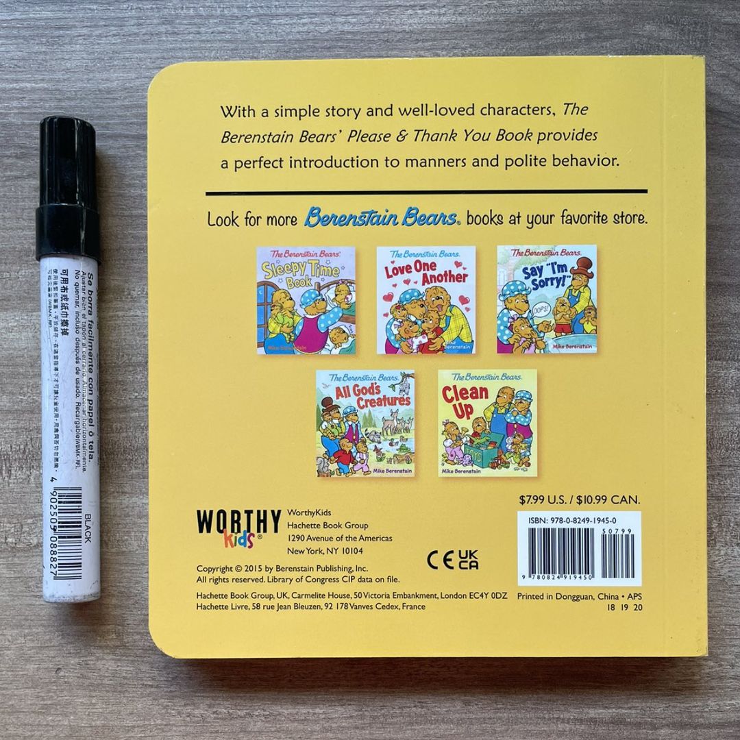 The Berenstain Bears' Please &amp; Thank You Book // Love One Another (SINGLES) brand new Board book
