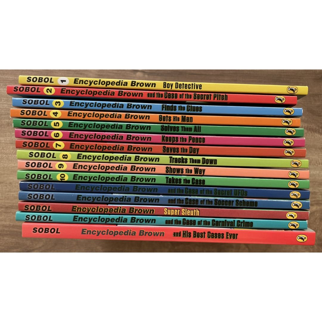 Encyclopedia Brown series, The Boy Detective (15 books) brand new paperbacks, no box