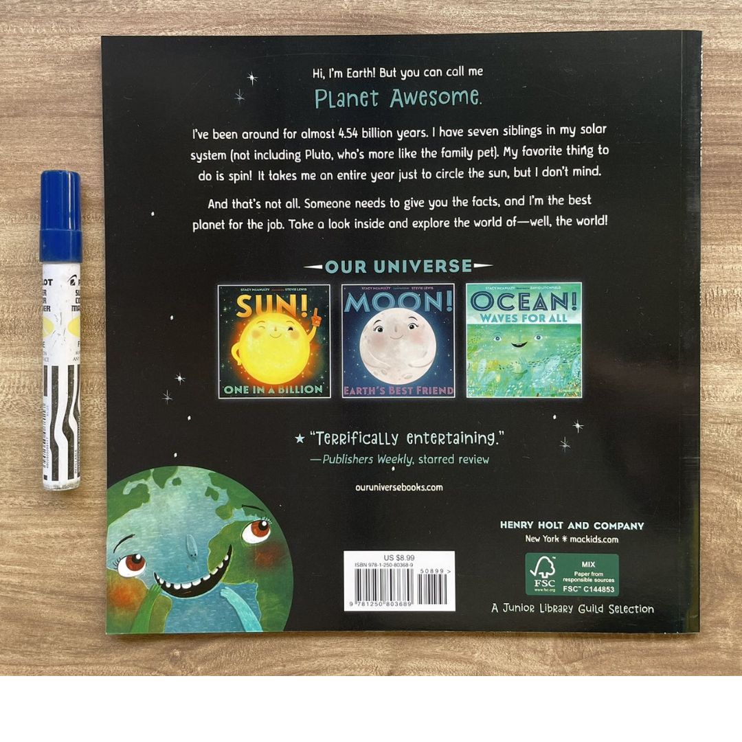 Sun / Earth / Moon / Ocean / Mars / Our Planet (OUR UNIVERSE by Stacy Mcanulty) SINGLES, brand new softcover