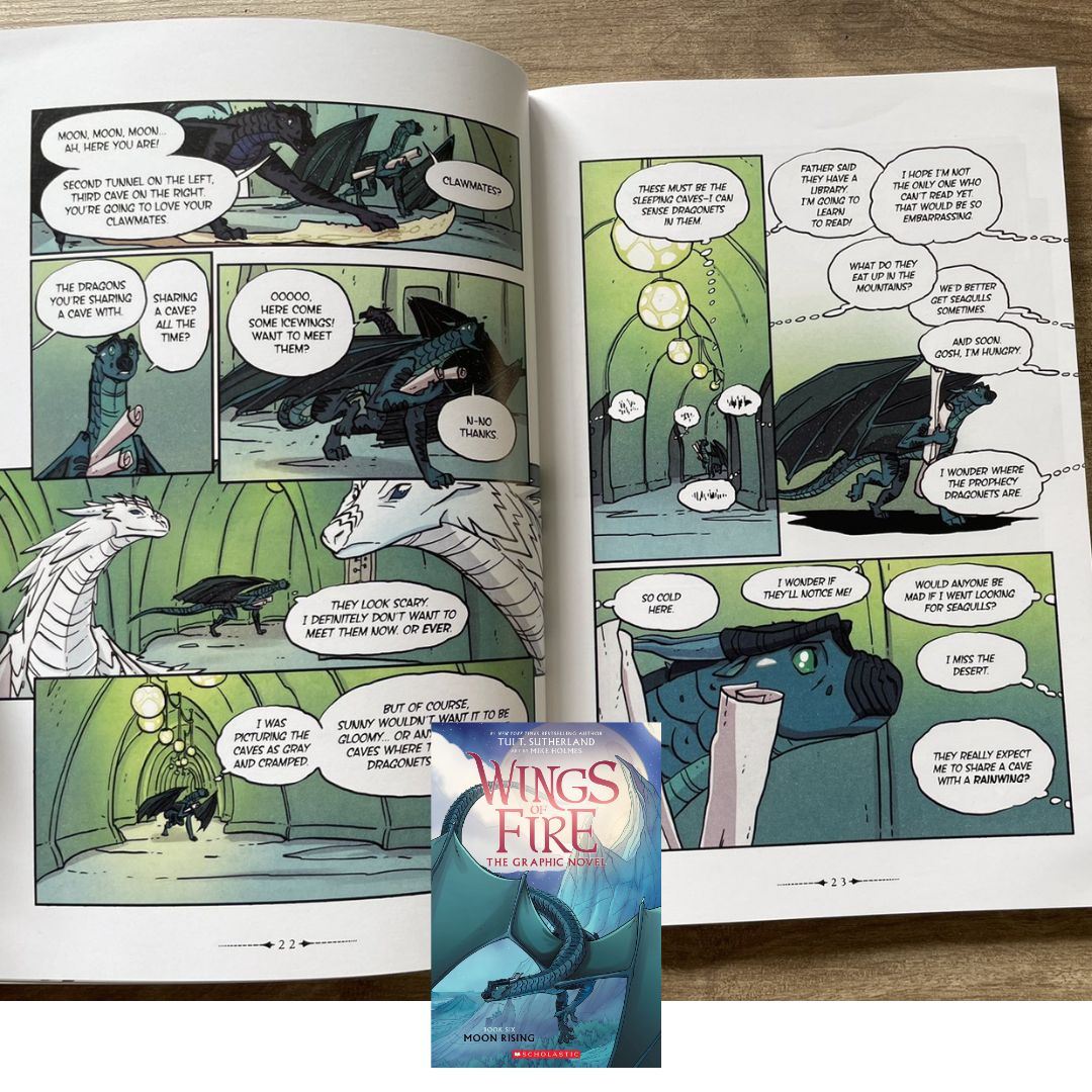 Wings of Fire Graphic Novels (SINGLES, brand new softcover, with SLIGHT FOLDS on book cover)
