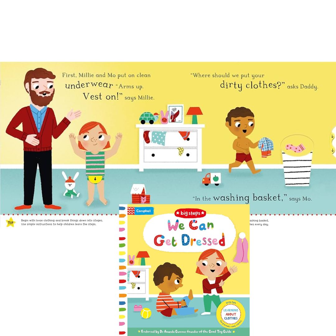 Campbell Big Steps (SINGLES) interactive BOARD BOOK - Can You Say Please/ Going to the Dentist/ Going to the Doctor/ Having a Baby/ Let's Wash Hands/ No More Dummies/ No More Nappies/ I'm Not Sleepy/ I'm Starting Nursery/ We Can Get Dressed