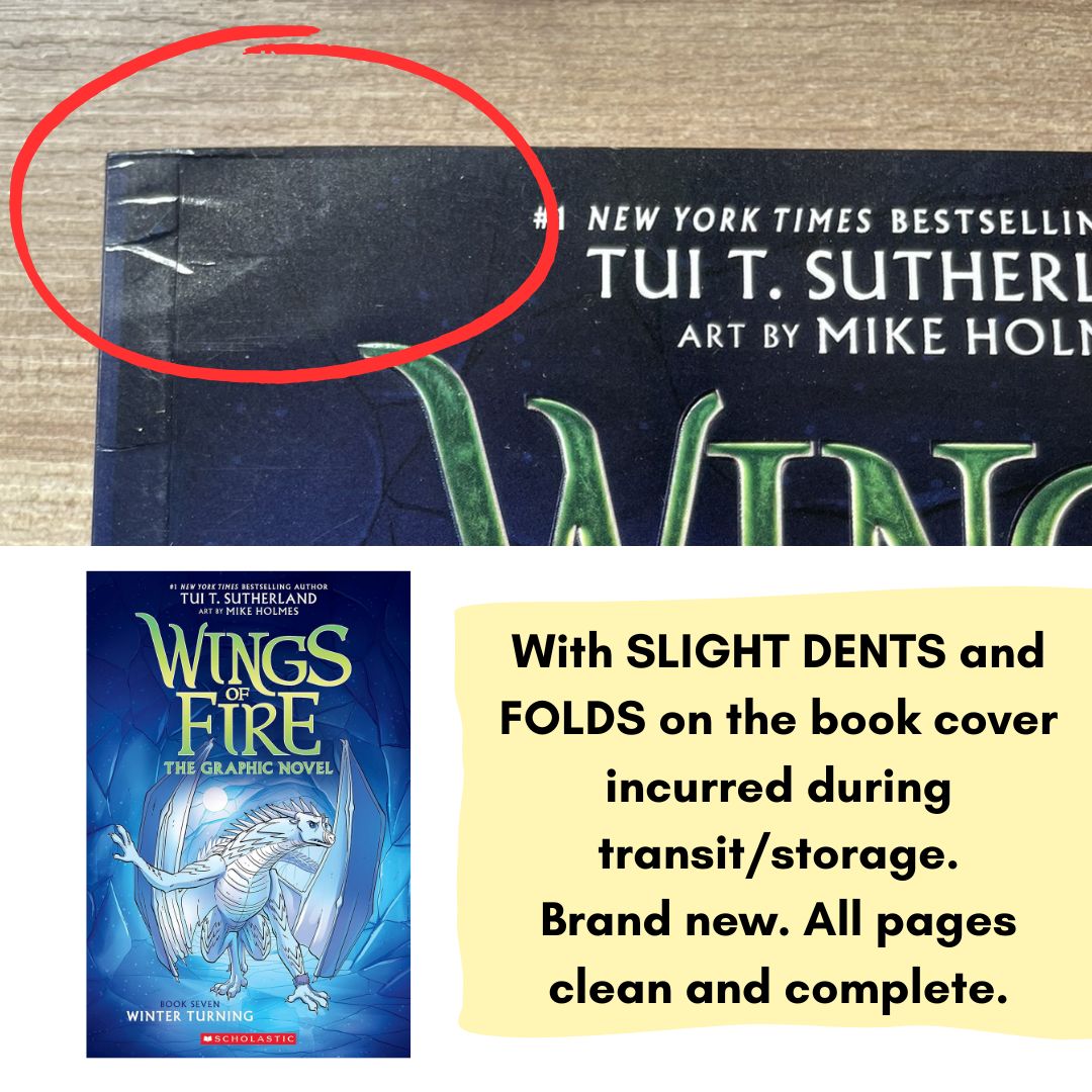 Wings of Fire Graphic Novels (SINGLES, brand new softcover, with SLIGHT FOLDS on book cover)