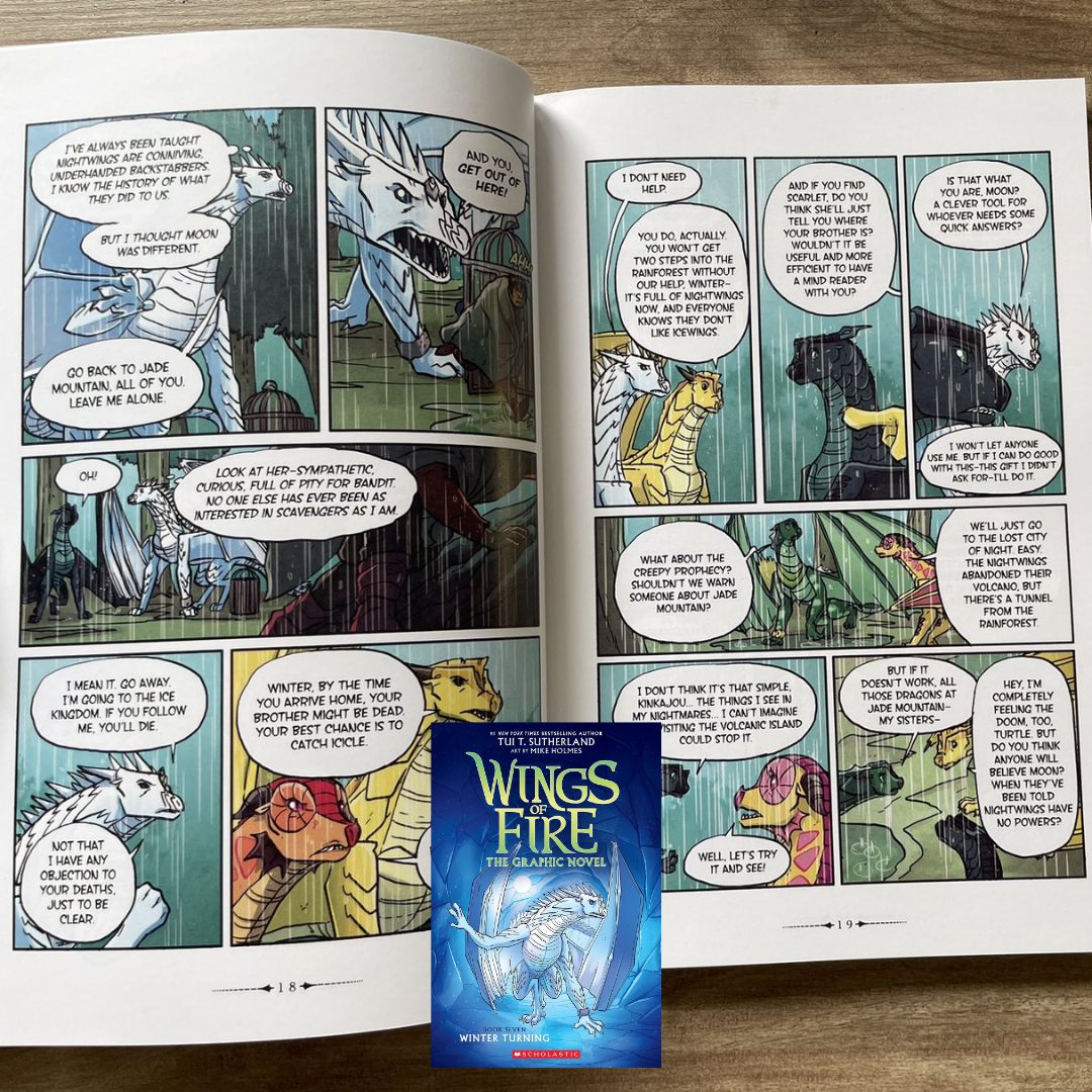 Wings of Fire Graphic Novels (SINGLES, brand new softcover, with SLIGHT FOLDS on book cover)