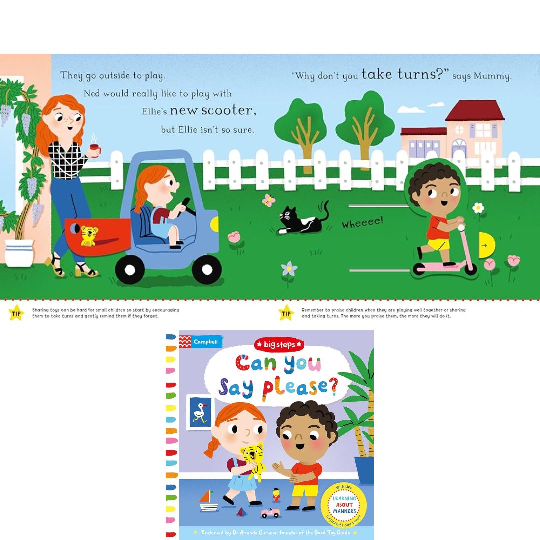 Campbell Big Steps (SINGLES) interactive BOARD BOOK - Can You Say Please/ Going to the Dentist/ Going to the Doctor/ Having a Baby/ Let's Wash Hands/ No More Dummies/ No More Nappies/ I'm Not Sleepy/ I'm Starting Nursery/ We Can Get Dressed