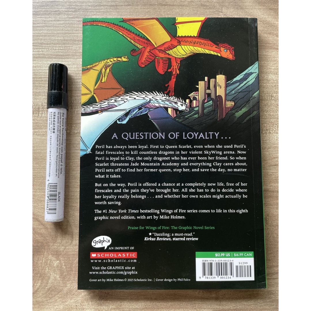 Wings of Fire Graphic Novels (SINGLES, brand new softcover, with SLIGHT FOLDS on book cover)