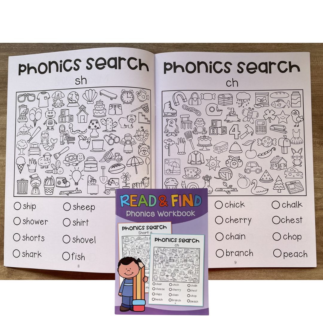Read and Find Phonics Workbook (Phonics Search) brand new softcover