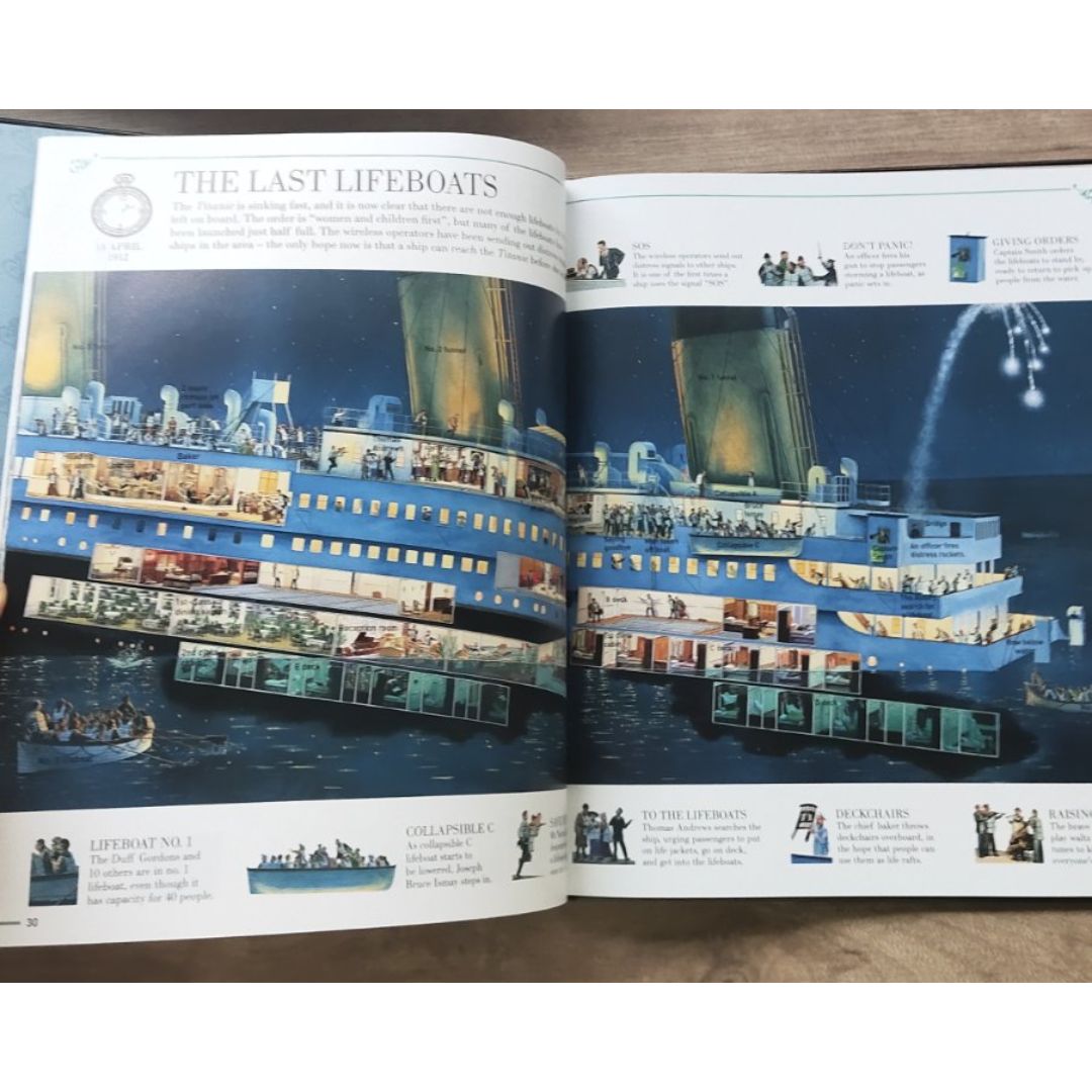 DK Story of the Titanic (Hardcover) Illustrated - brand new, with slight dents on book cover