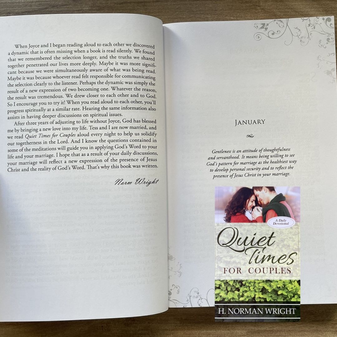 Quiet Times for Couples devotional (by H. Norman Wright) brand new softcover