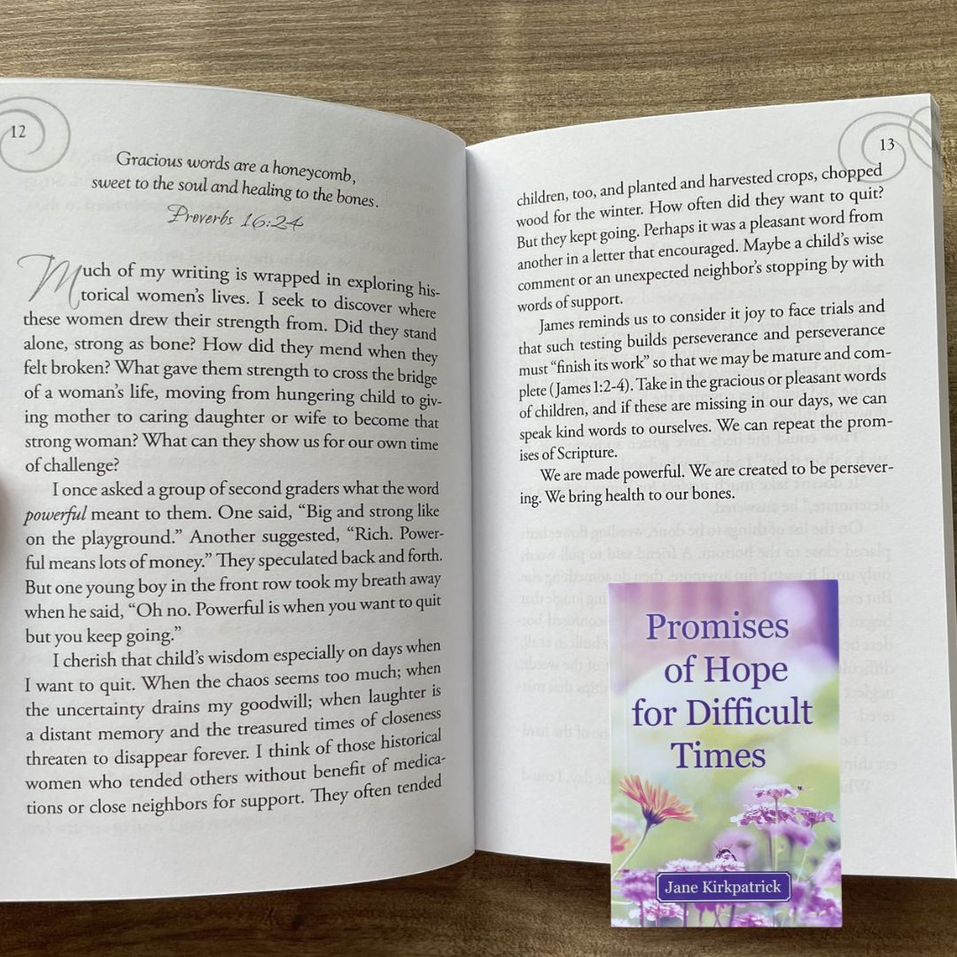 Promises of Hope for Difficult Times (by Jane Kirkpatrick) (brand new softcover)