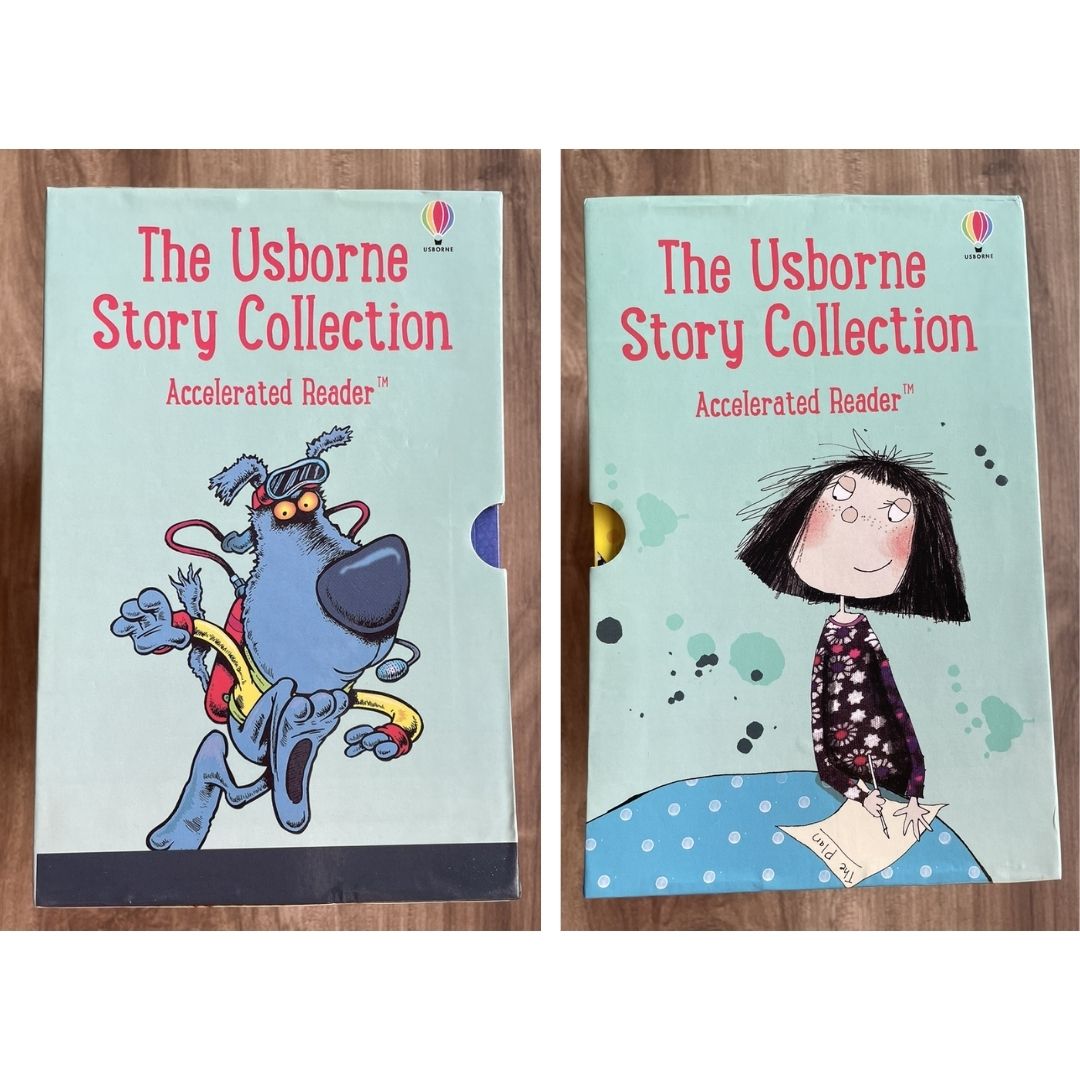 The Usborne Accelerated Reader Story Collection Box Set (20 books) brand new softcover, BOX with SLIGHT FOLDS, books no damage