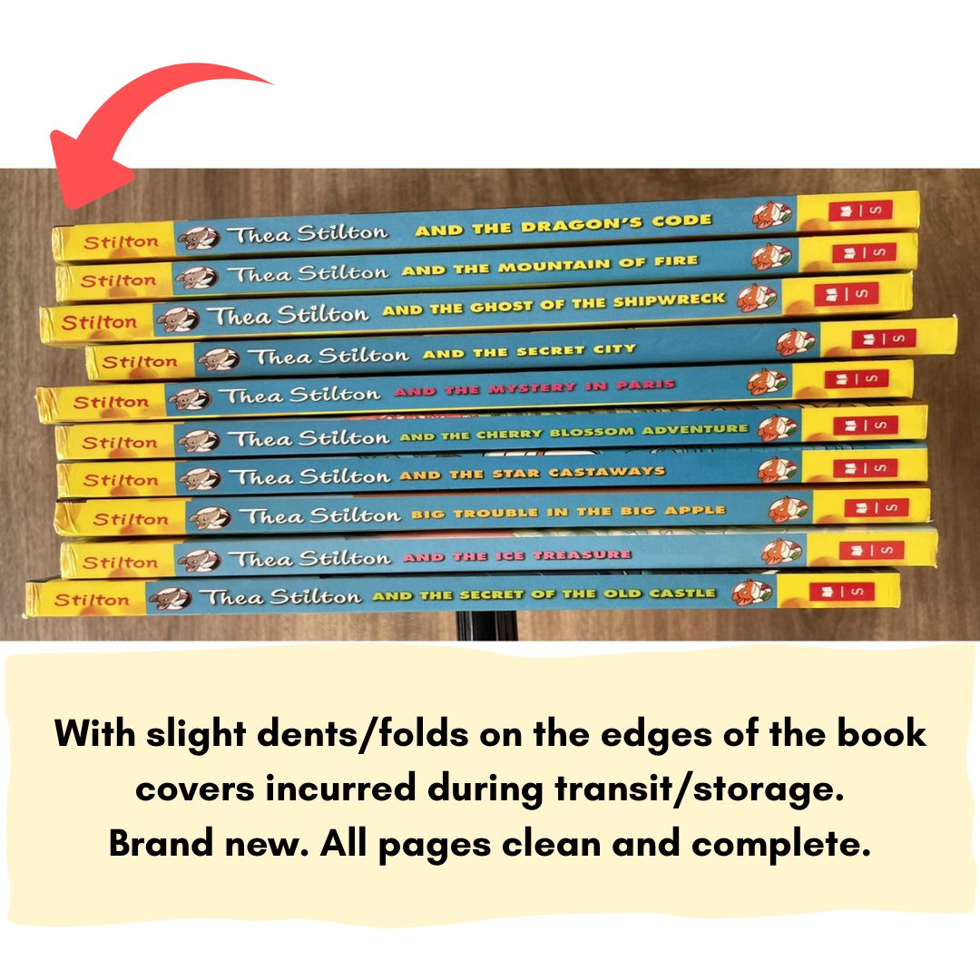Thea Stilton 1-10 (10 books) brand new softcover, no box