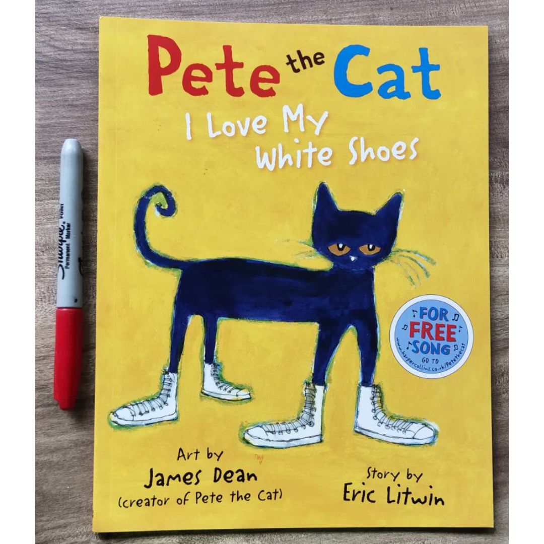 PETE THE CAT: I Love My White Shoes, Rocking in My School Shoes, Saves Christmas, Four Groovy Buttons, Magic Sunglasses, the New Guy and other stories (SINGLES) brand new softcover