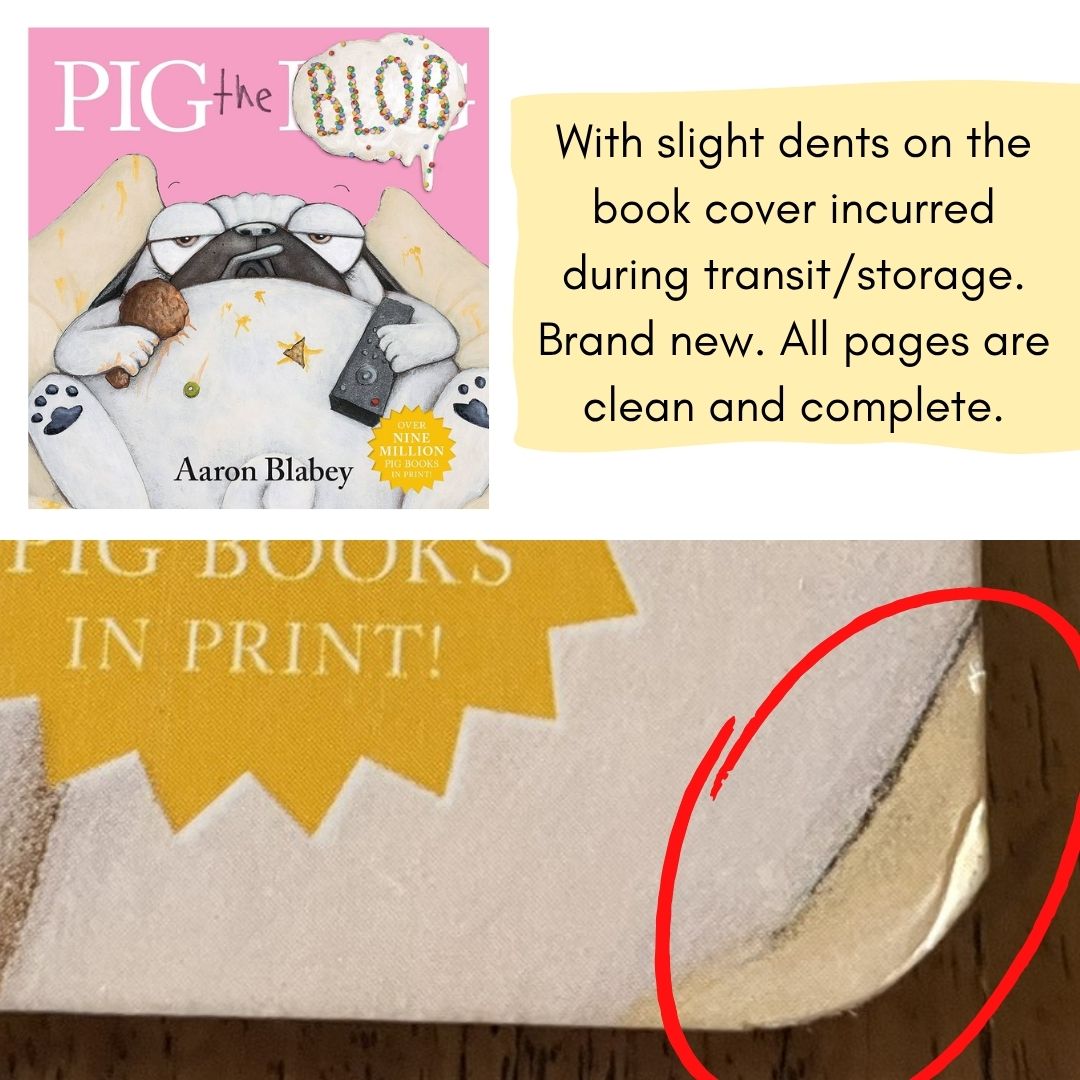 Pig the Blob (Pig the Pug) (brand new Board Book, with SLIGHT DENTS on book cover)