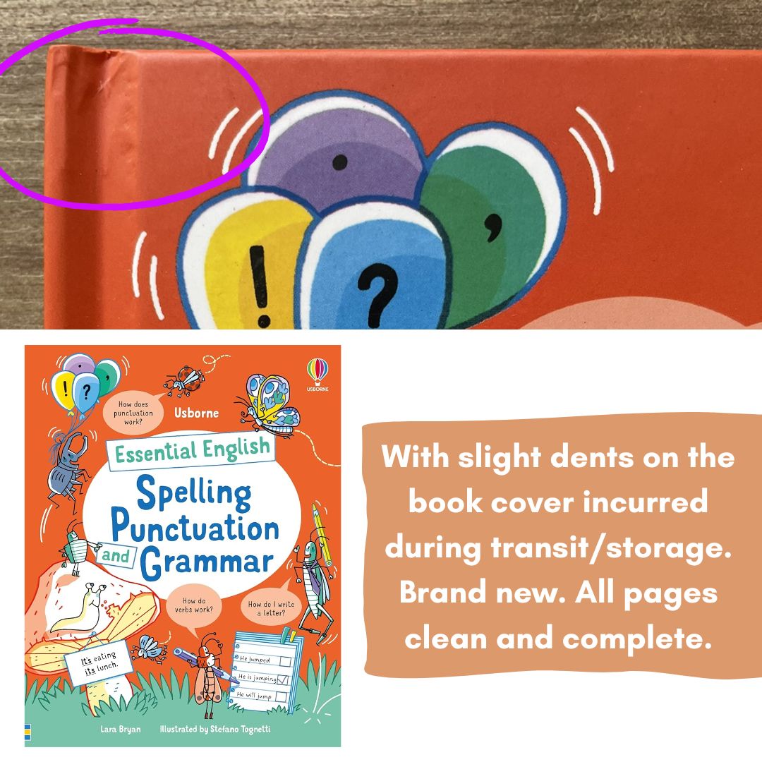Usborne Essential English: Spelling Punctuation and Grammar (hardcover)