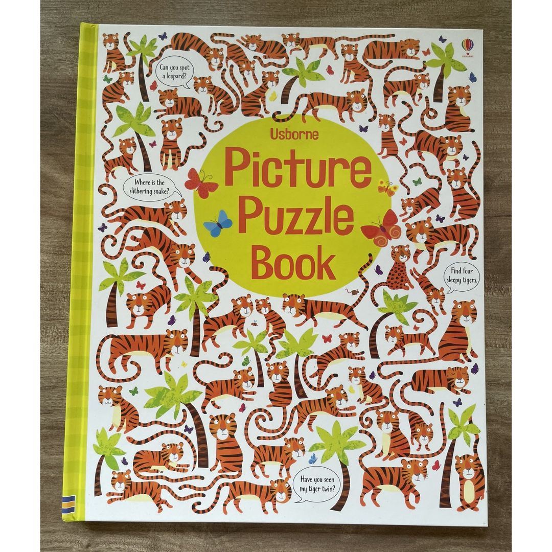 Usborne Picture Puzzle Book (SINGLES, brand new Hardcover) Animals / Farm / Under the Sea - with SLIGHT DENTS on book cover
