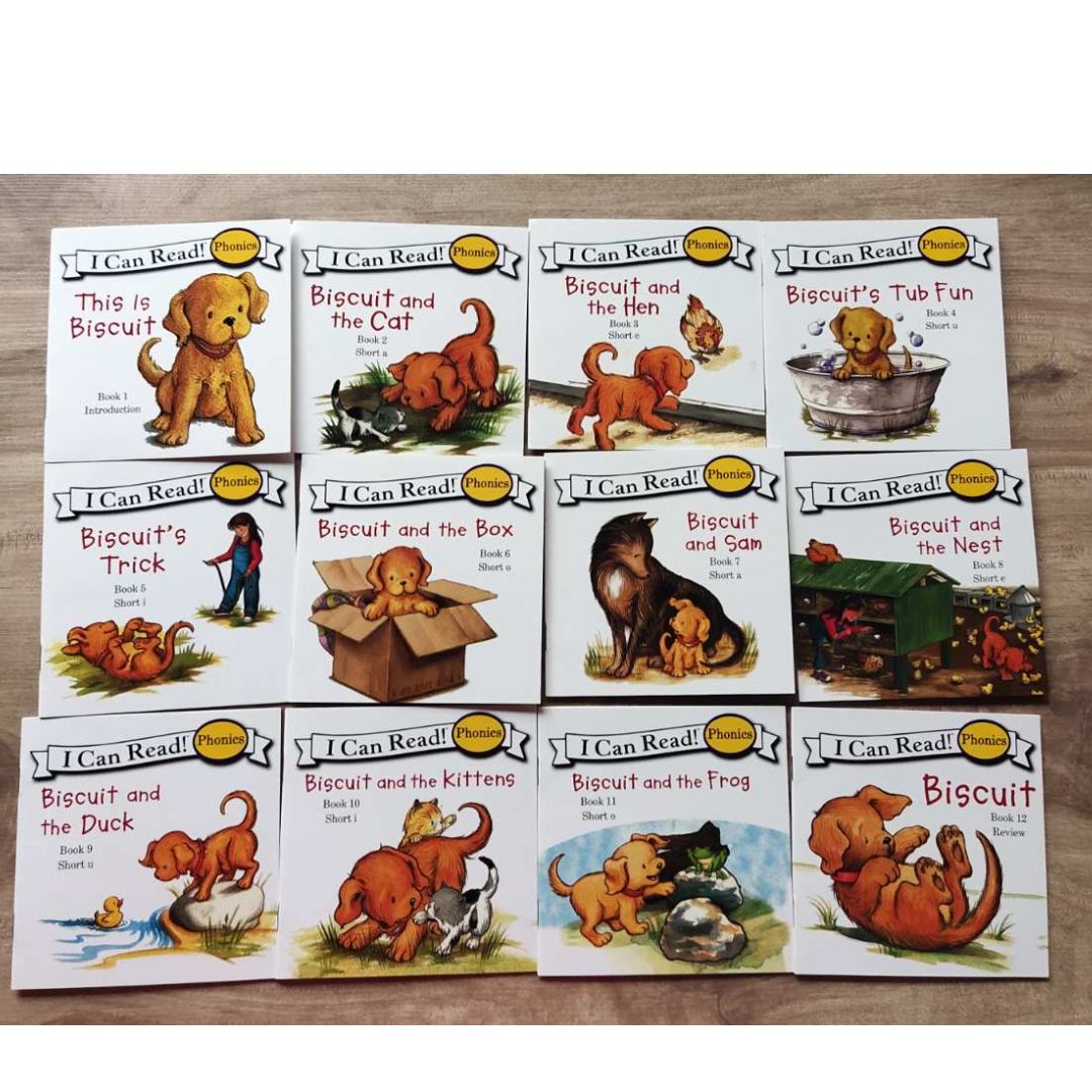 Biscuit I Can Read Phonics (24 books) Mini books, 5 by 5 inches, NO BOX