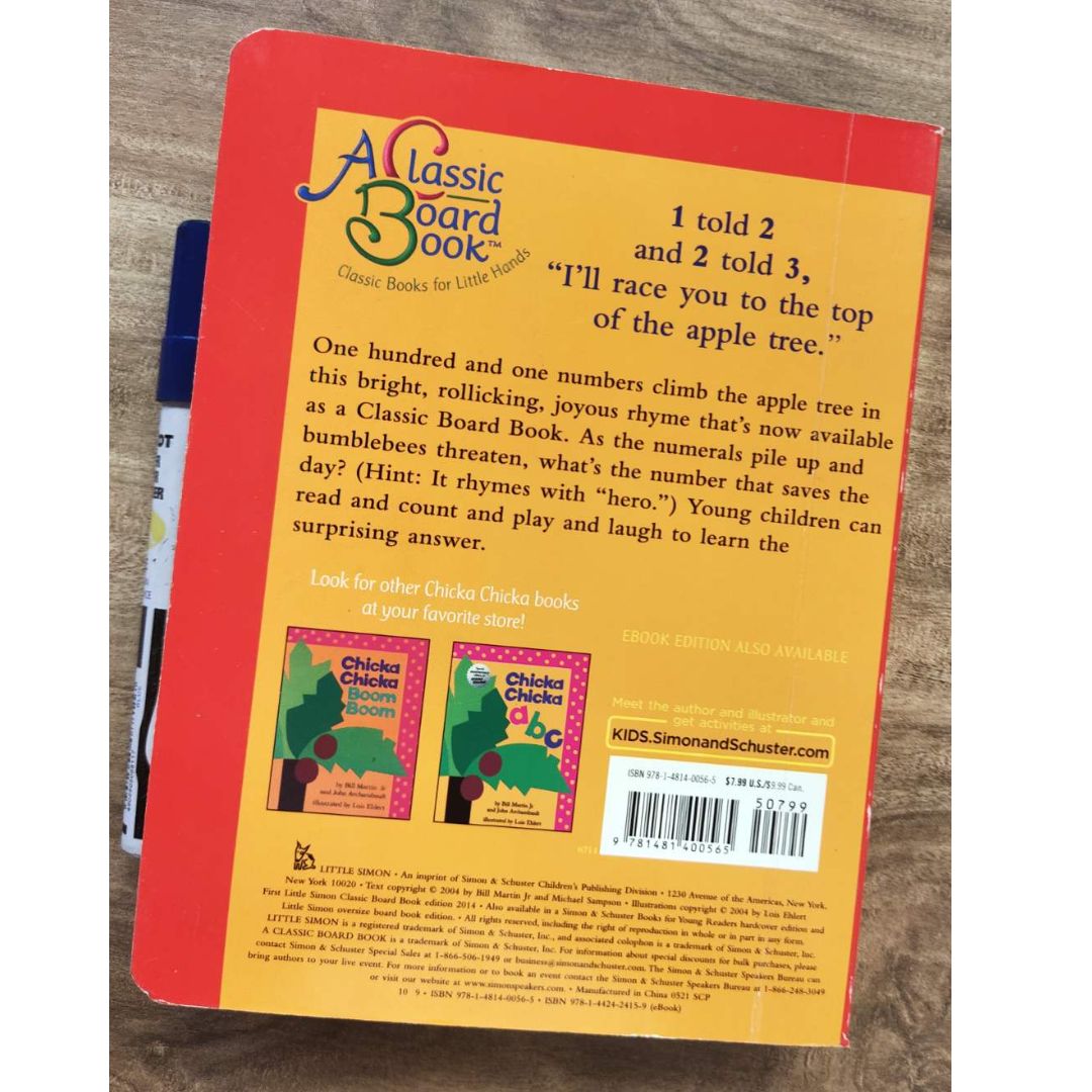 Chicka Chicka Boom Boom 123 (board book)