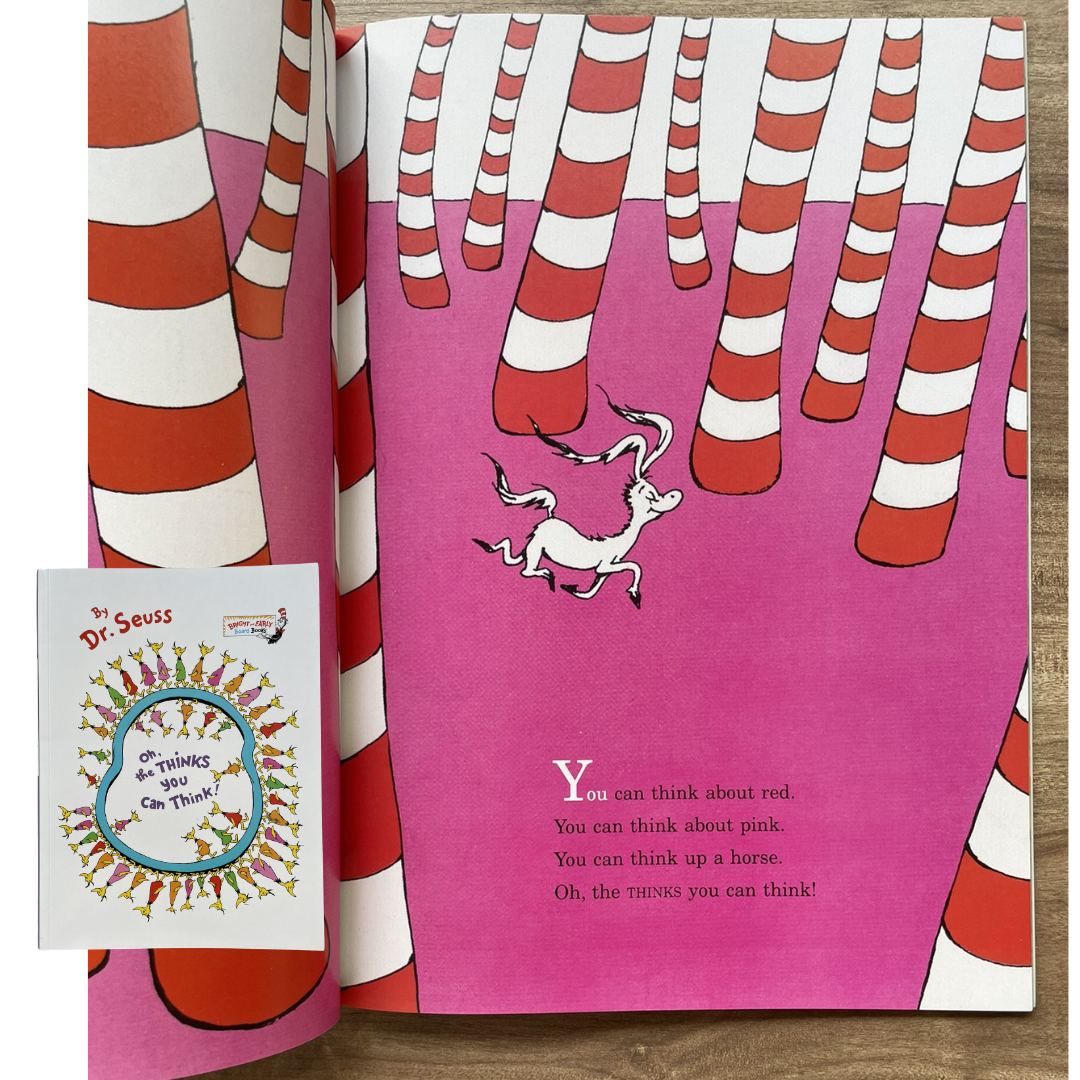 Dr Seuss paperbacks (PLS CHOOSE A TITLE) Oh the Places You'll Go / Fox in Socks / Green Eggs and Ham / Oh the Thinks You Can Think / One Fish Two Fish / Scrambled Eggs Super / Sleep Book / Ten Apples Up On Top / The Alphabet Book / Wacky Wednesday